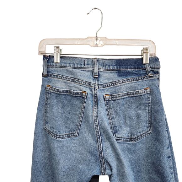 Abercrombie & Fitch Medium Wash High Rise The Mom Jeans Blue Size 24/7L - Picture 5 of 7